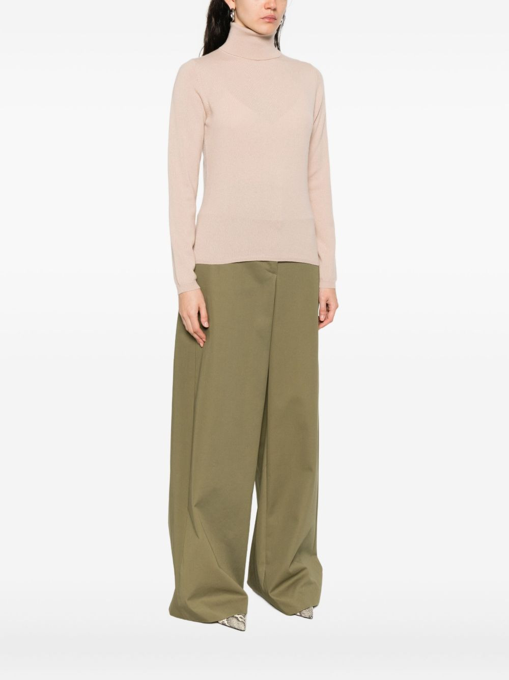 turtleneck cashmere sweater - 3