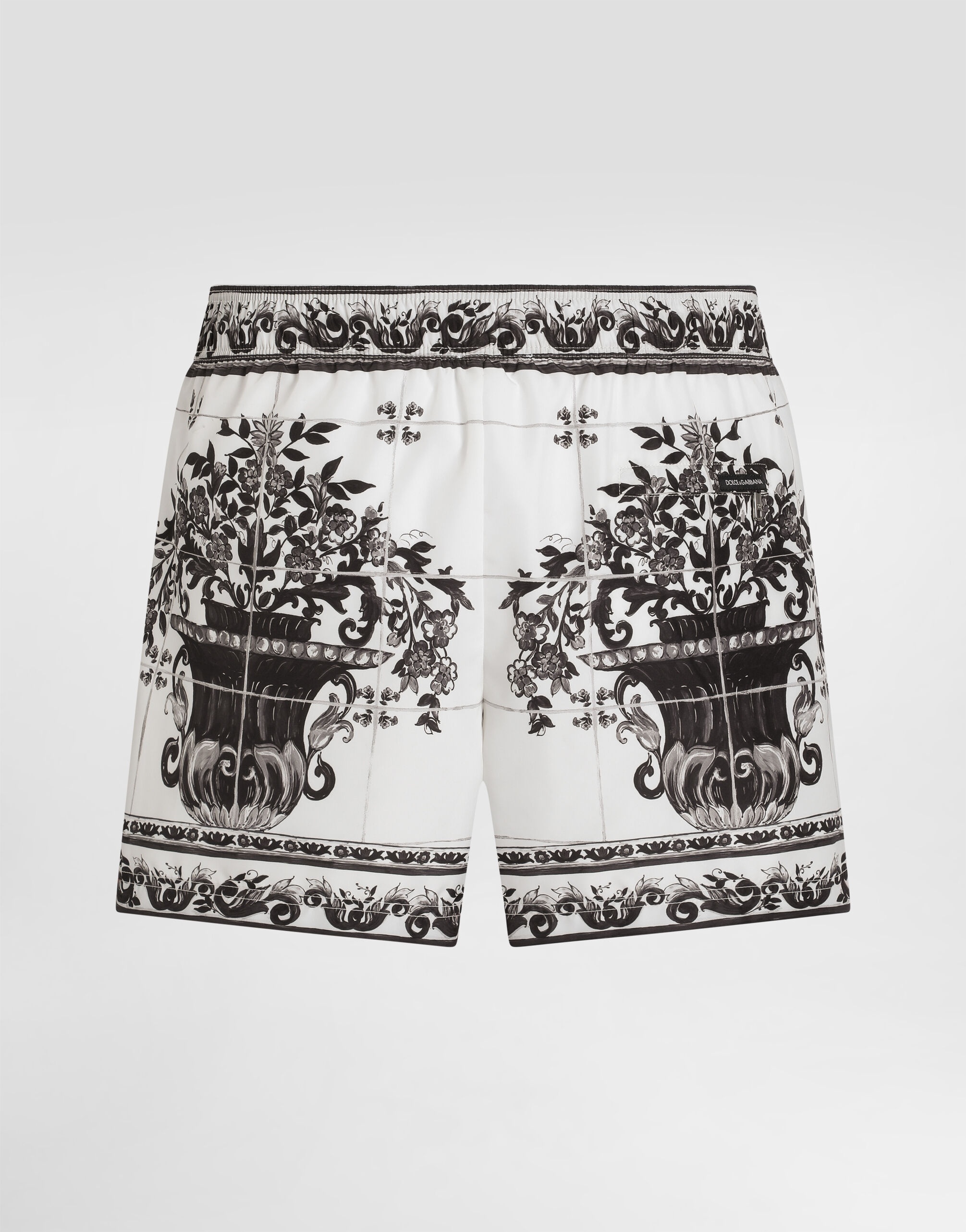 Majolica-print short swim boxer shorts - 3