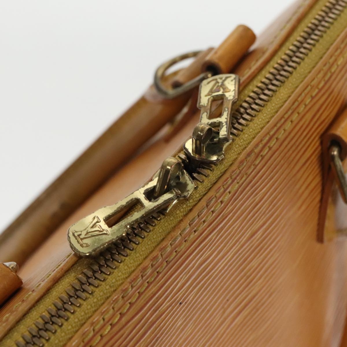 LOUIS VUITTON Epi Alma Hand Bag Yellow M52149 - 13