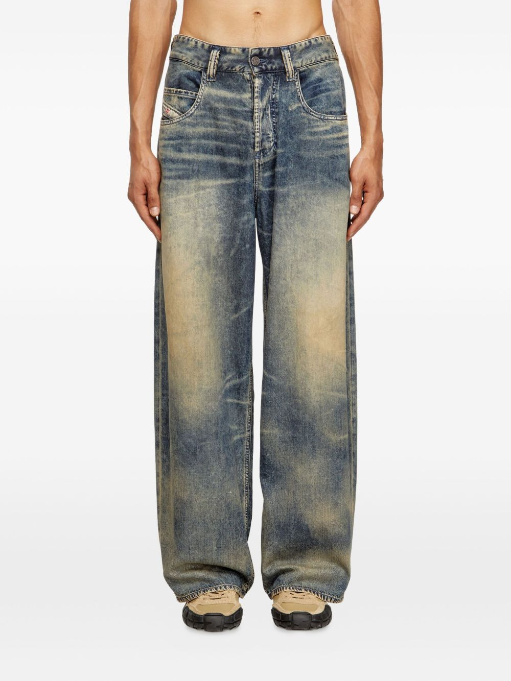 1997 D-Enim bleached jeans - 3