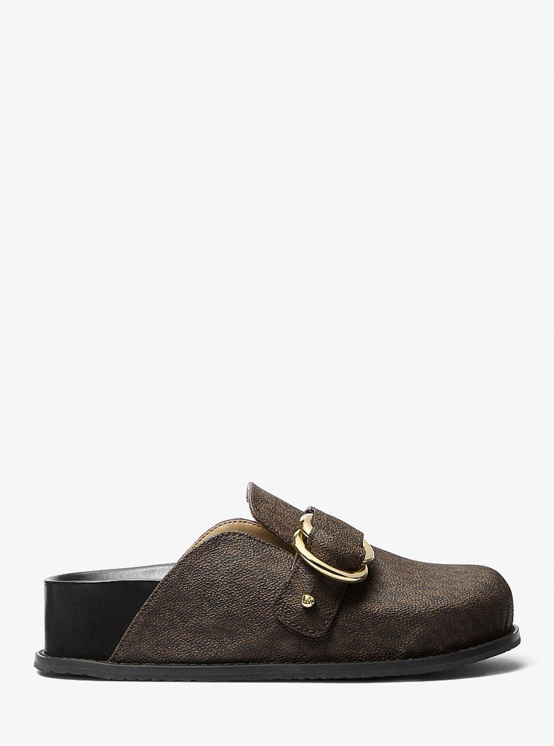 MICHAEL KORS Jaden Signature Logo Clog outlook