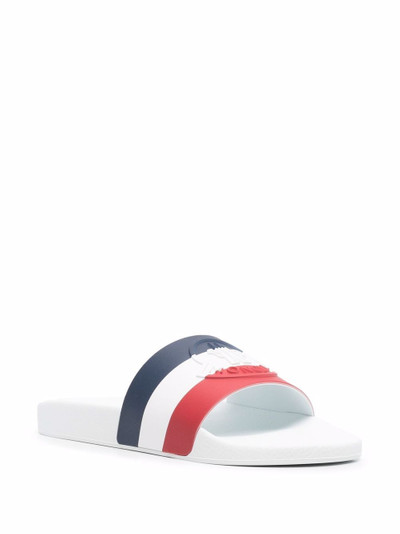 Moncler Basile debossed-logo slides outlook