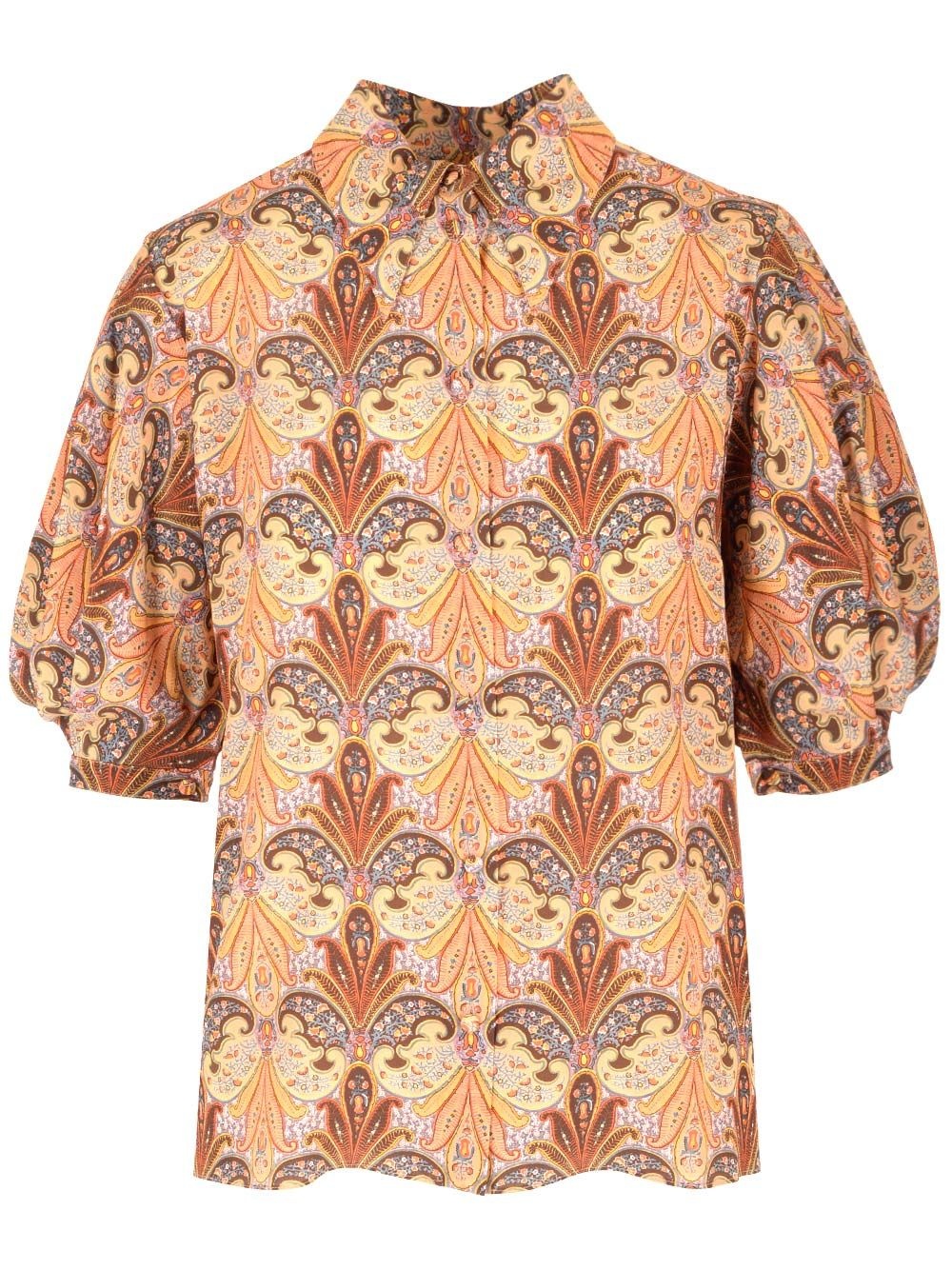 Silk Shirt Shirts Beige - 1