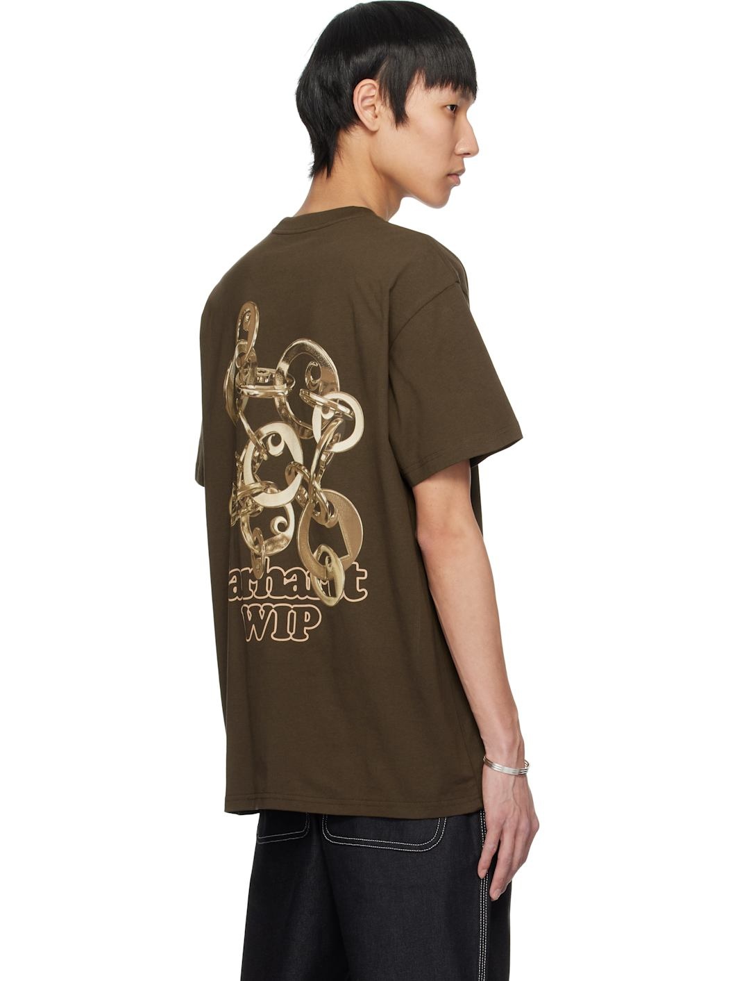 Brown Linked Charms T-shirt - 3