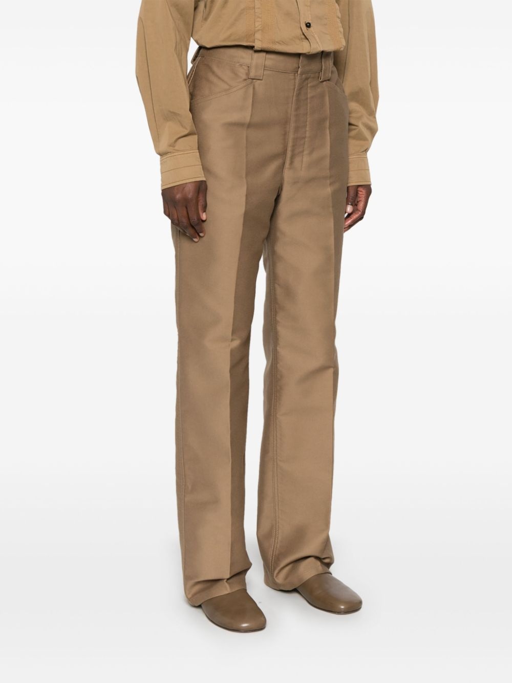 straight trousers - 3