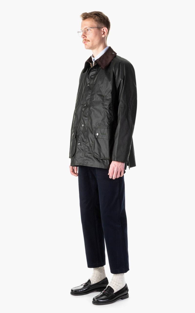 BEDALE WAX JACKET SAGE - 6