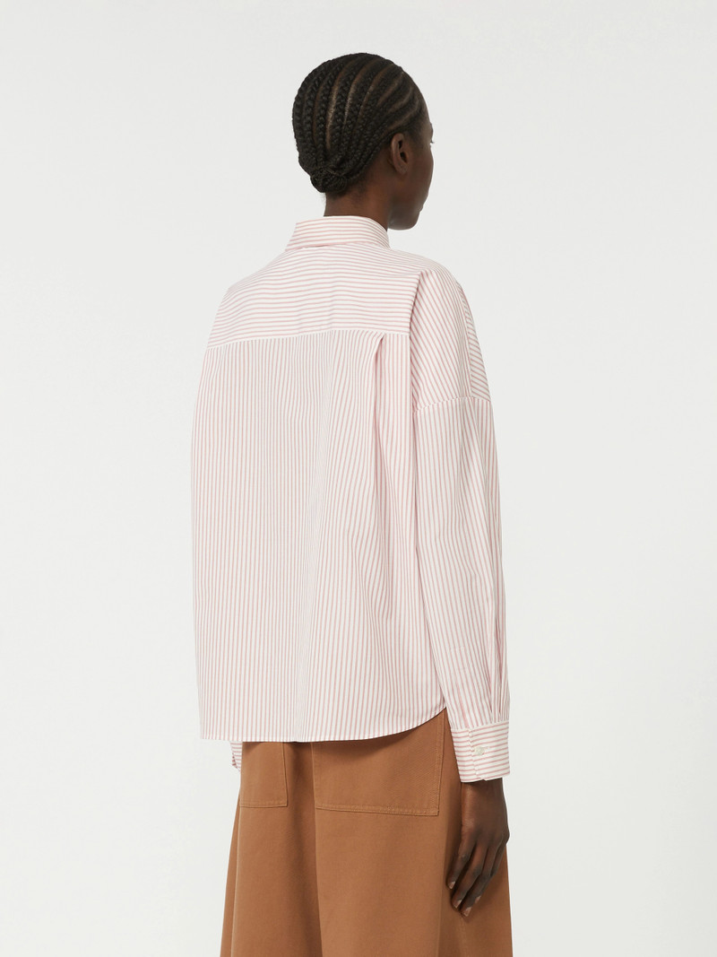 AUREO Oversized cotton shirt - PINK 4