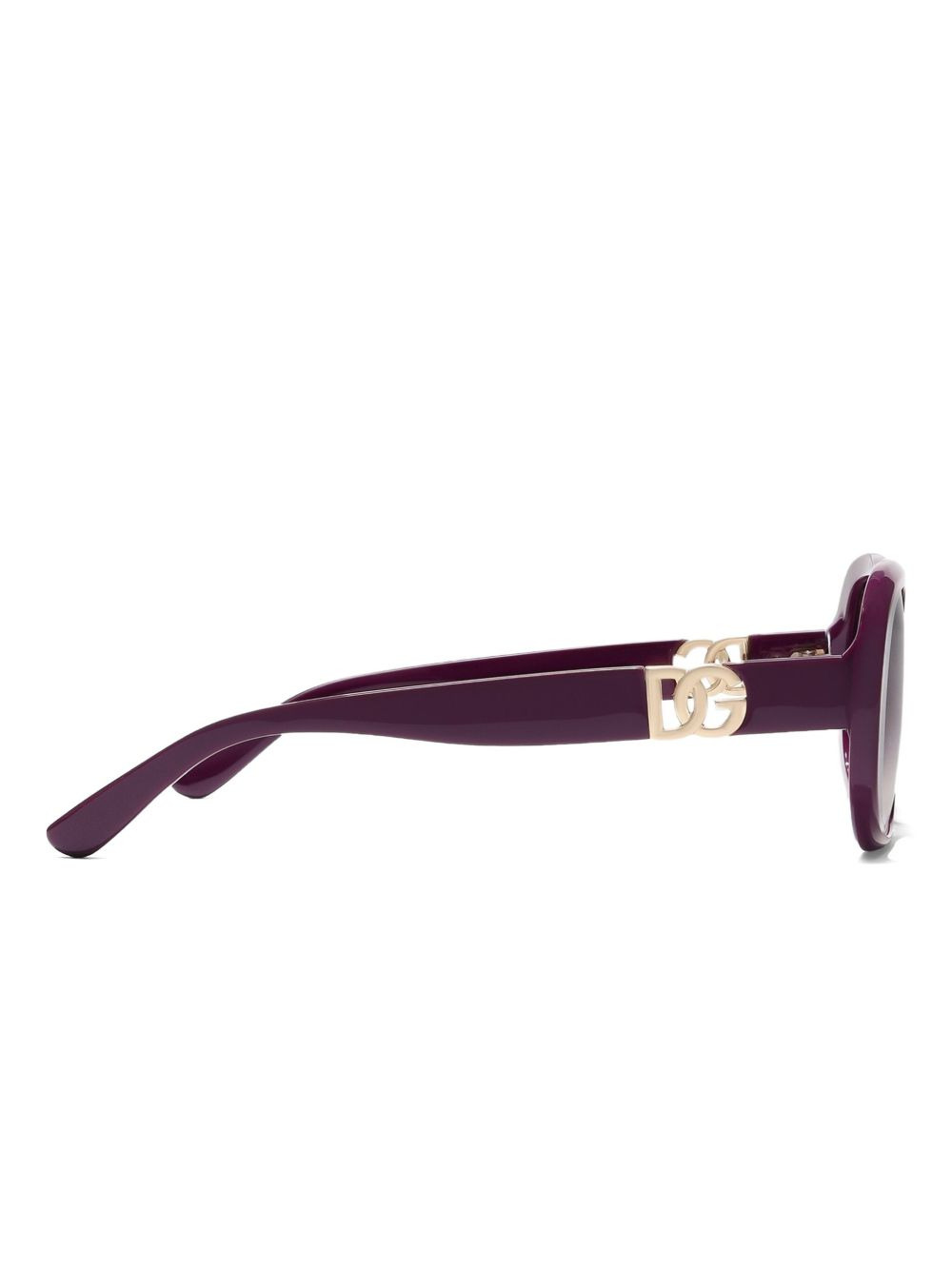 oval-frame sunglasses - 3
