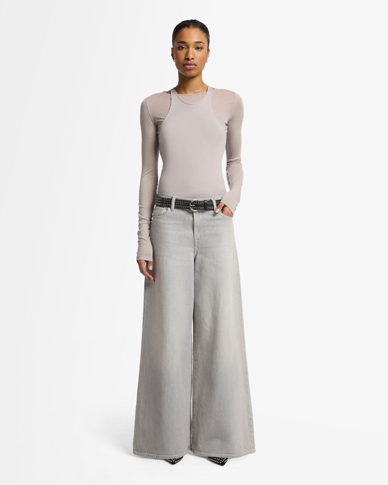 7 For All Mankind MANKIND Marie Wide Leg in Drive outlook