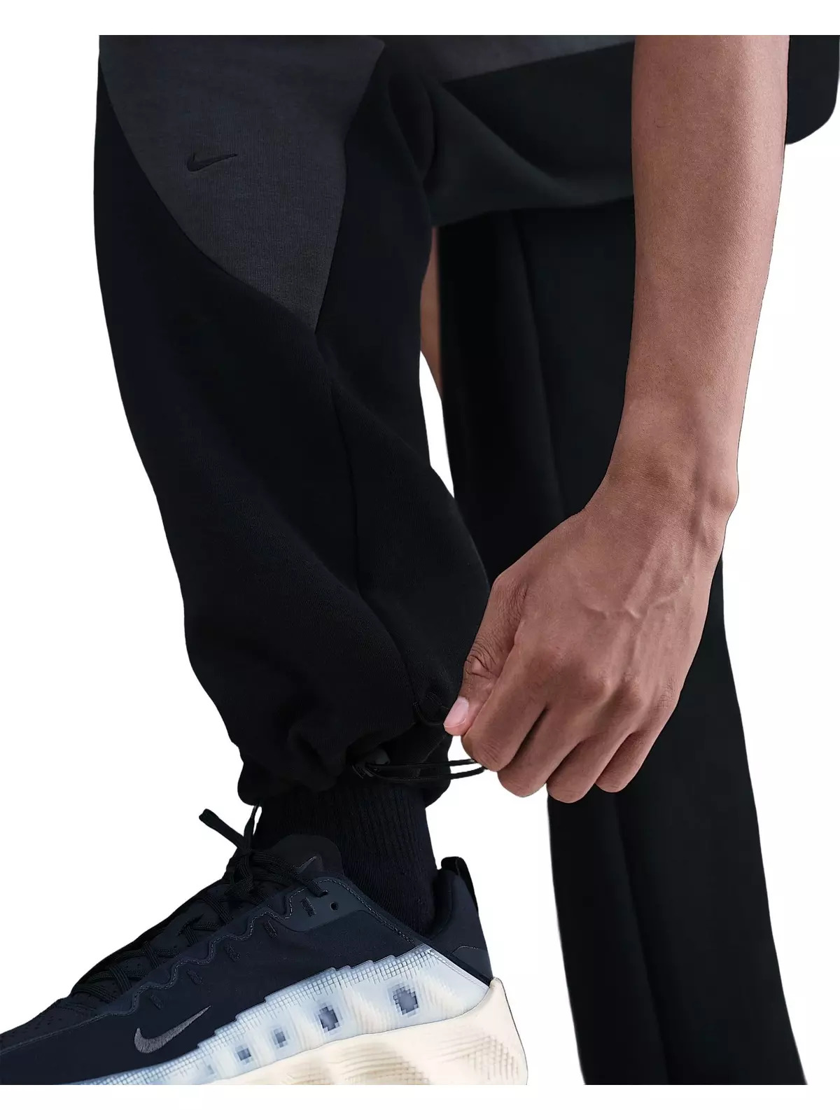 Men's Tech Color-Block Open-Hem Fleece Pants - 6