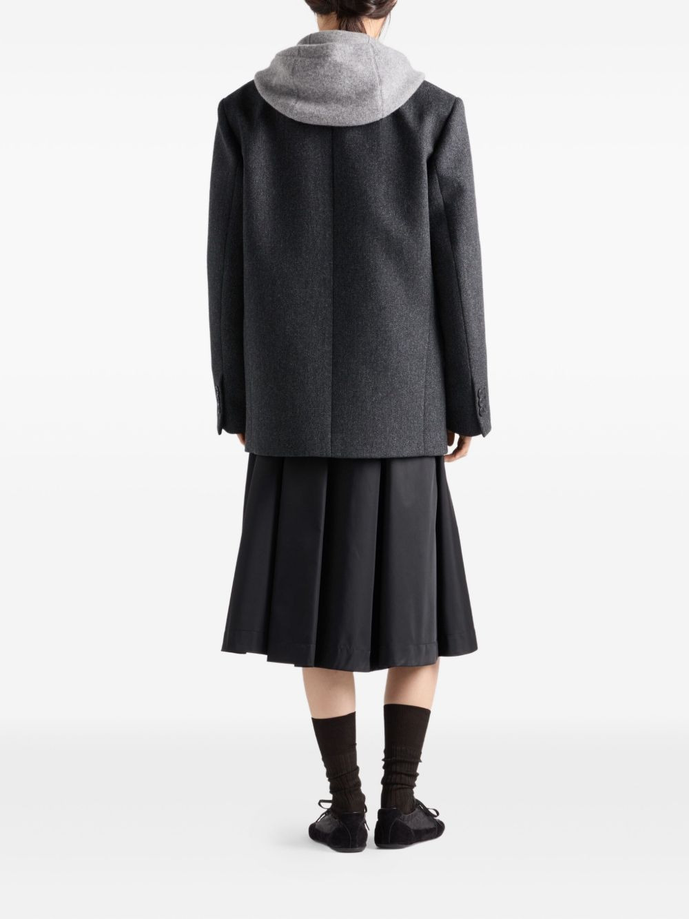 belted pleated skirt - 3
