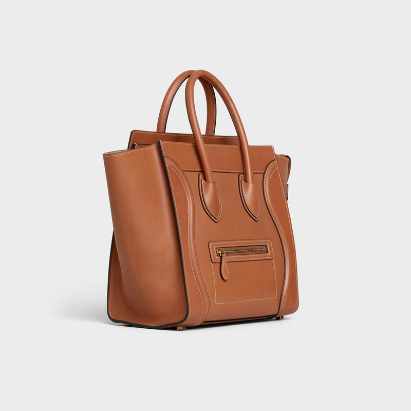 CELINE MINI LUGGAGE HANDBAG  IN  NATURAL CALFSKIN outlook