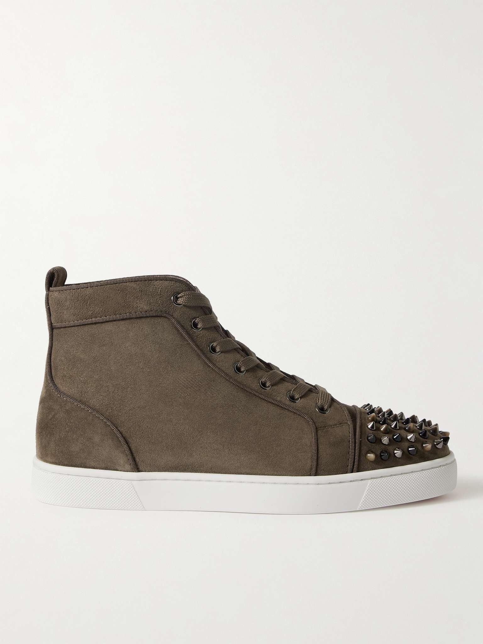 Lou Spikes Orlato Suede High-Top Sneakers - 1