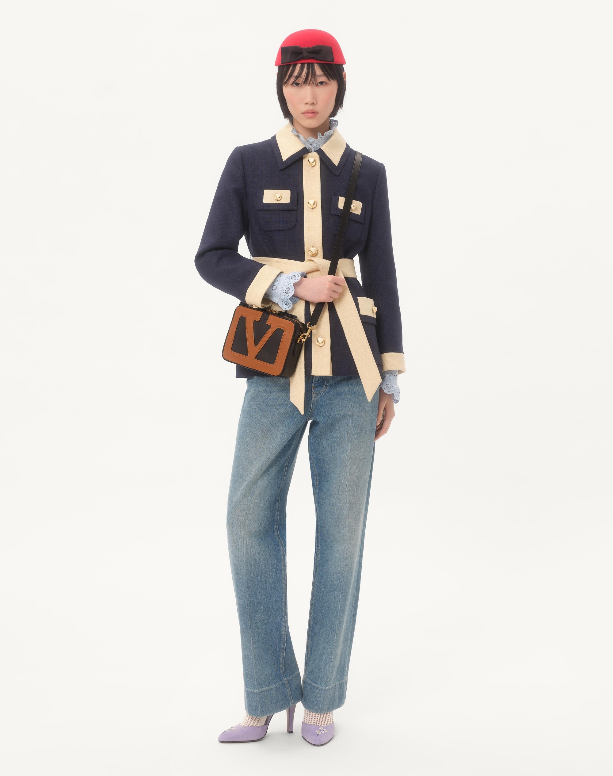 VALENTINO GARAVANI VIVA SUPERSTAR NAPPA LEATHER CROSSBODY BAG - 2