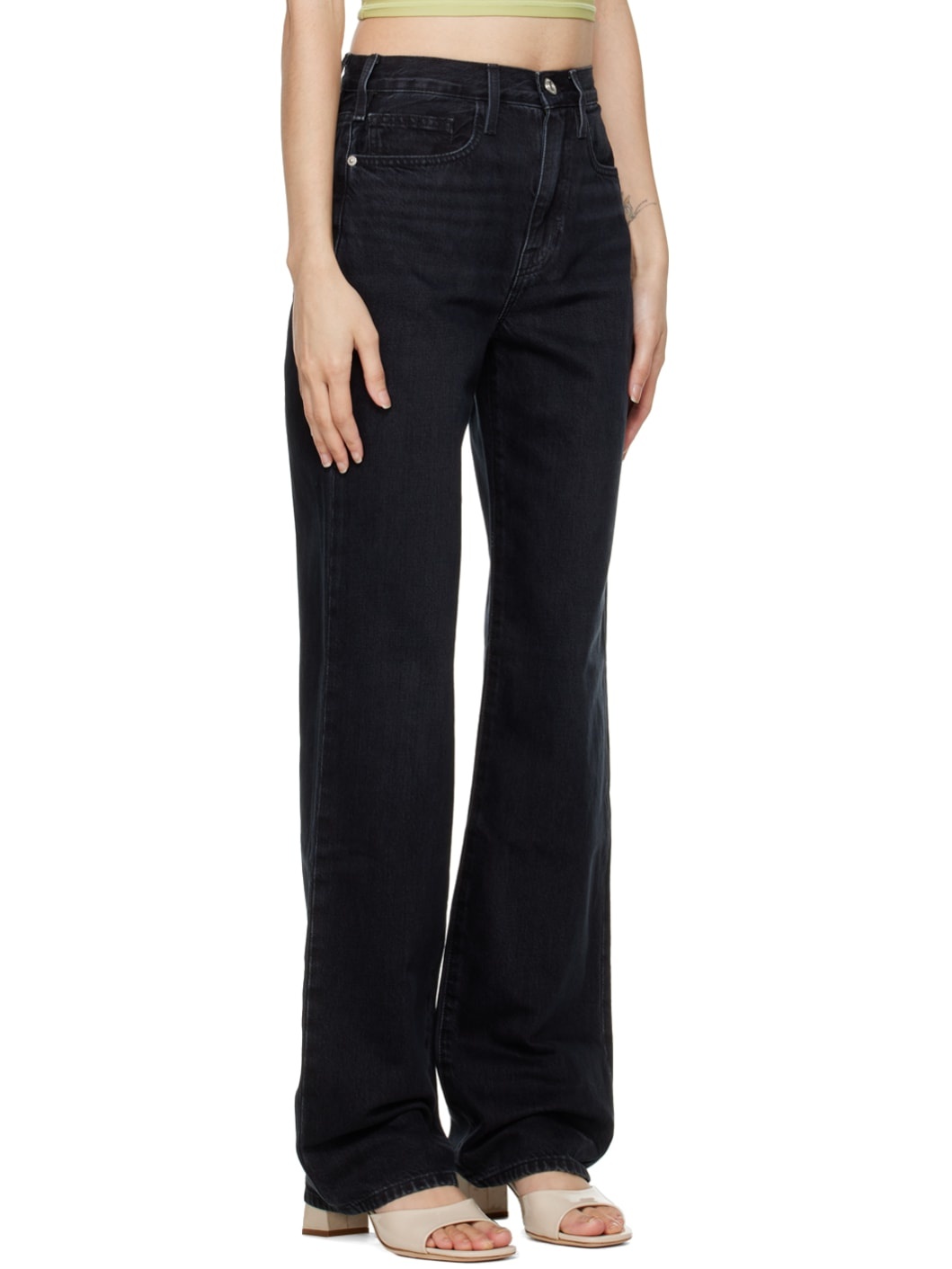 Black 'Le Jane' Jeans - 2