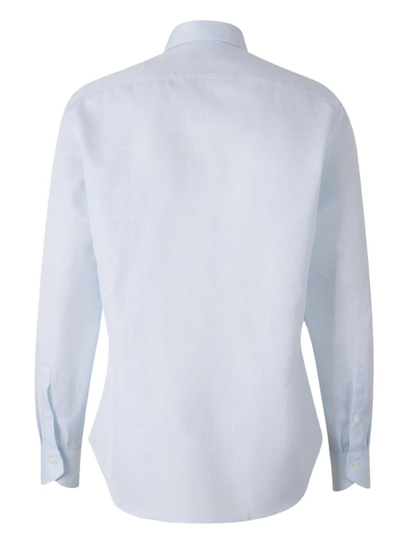 Canali spread-collar shirt outlook