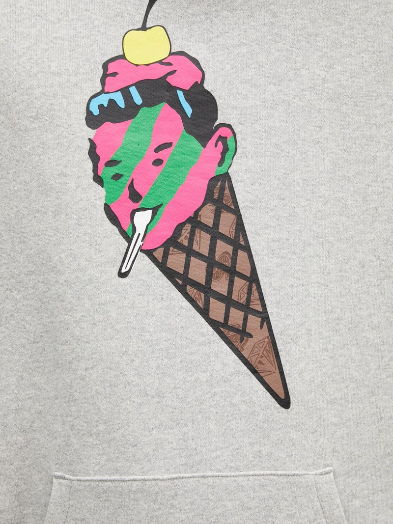 ice-cream cone-print hoodie 4