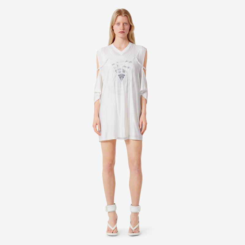 Burberry Lace Panel Jersey Reconstructed T-shirt Dress outlook
