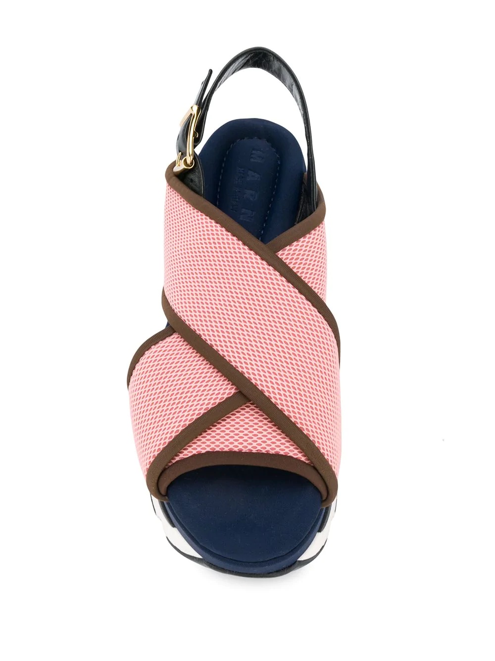 Wedge buckled sandals - 4