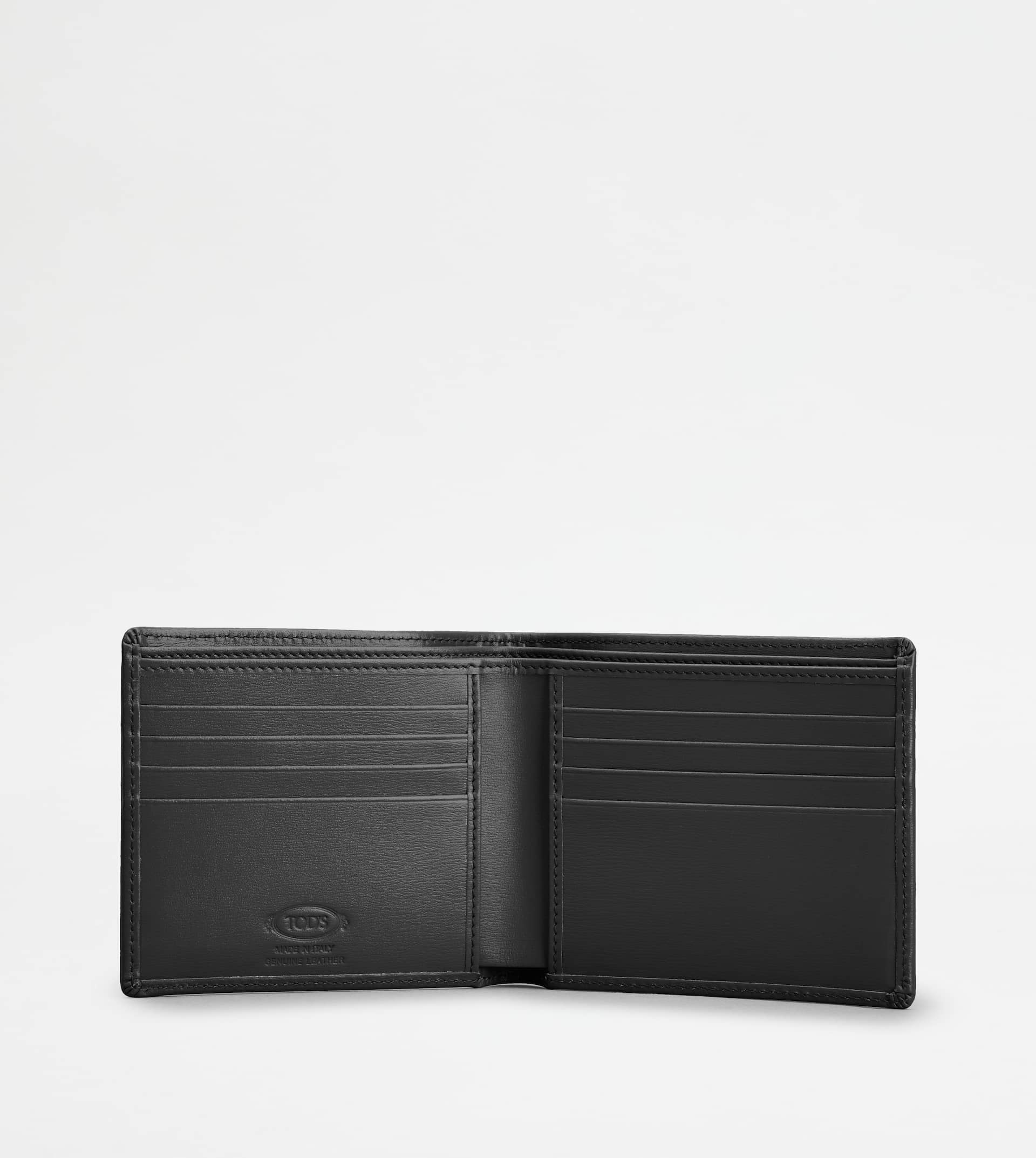 TOD'S WALLET IN LEATHER - BLACK - 2
