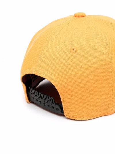 Moschino logo-print flat cap outlook