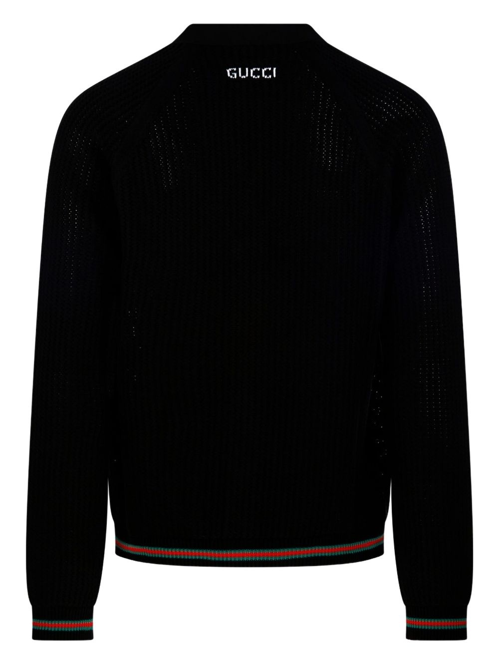 ribbed-knit button cardigan - 3