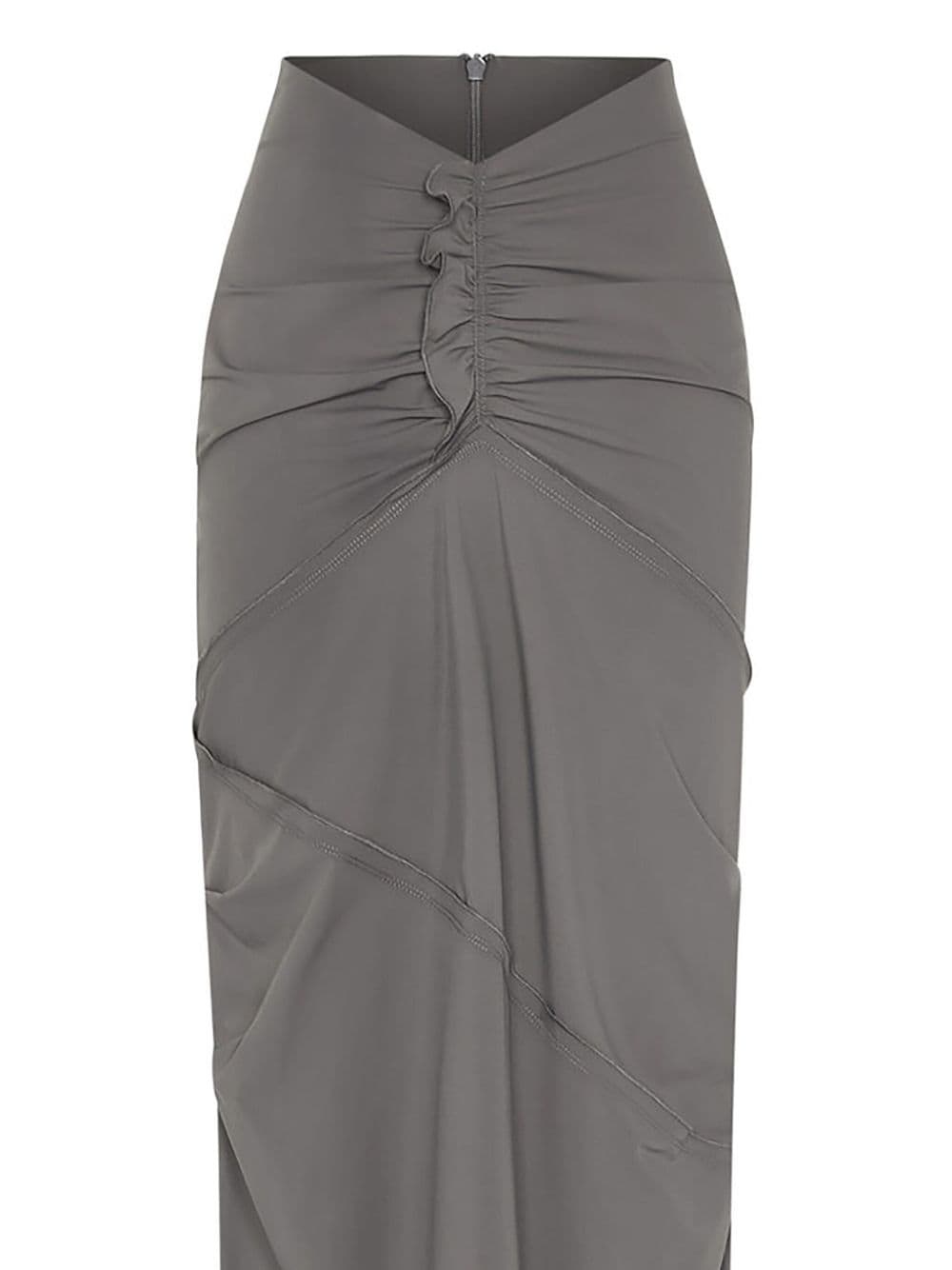 Minimal ruffled maxi skrit - 2