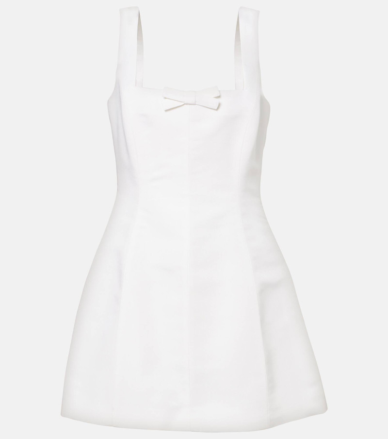 Corinne silk faille minidress - 1