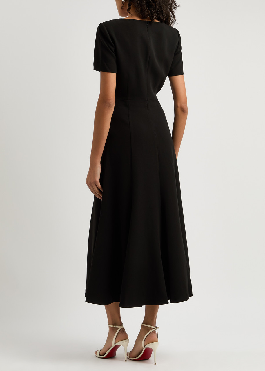 Roland Mouret Crepe Midi Dress - 3