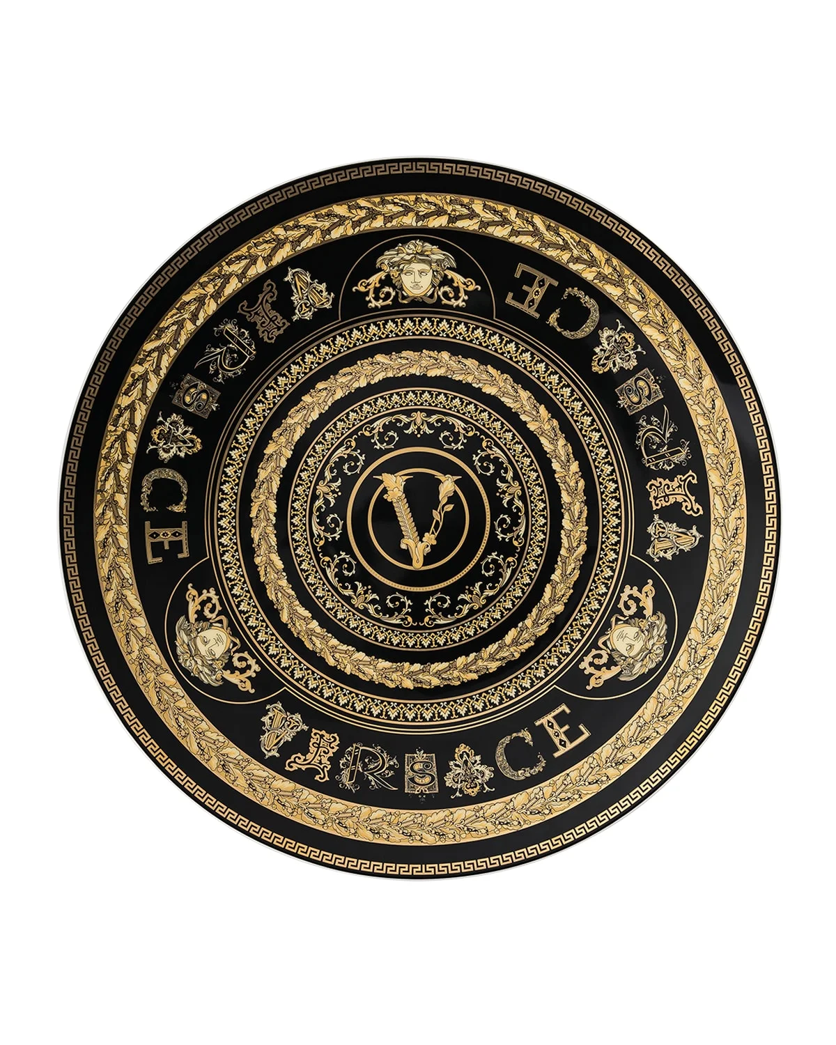 Virtus Gala Black Service Plate - 1