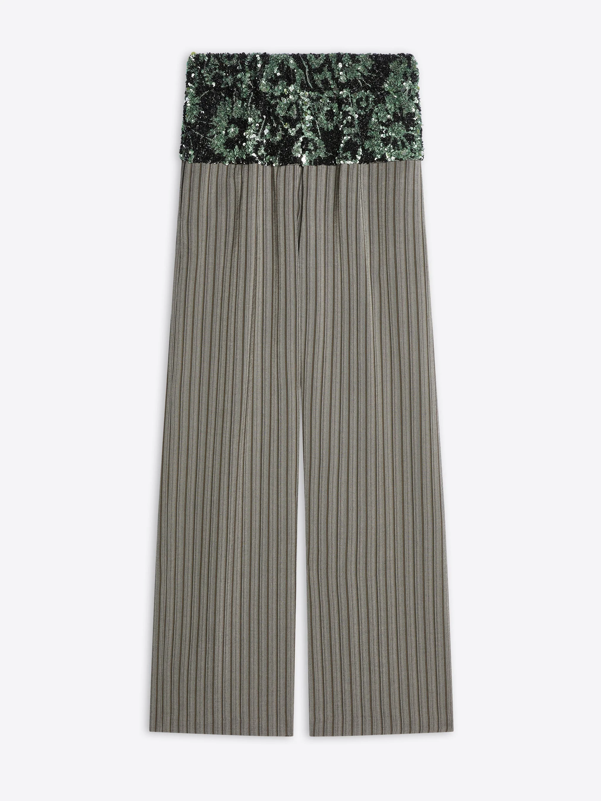 EMBROIDERED WAIST PANTS - 1