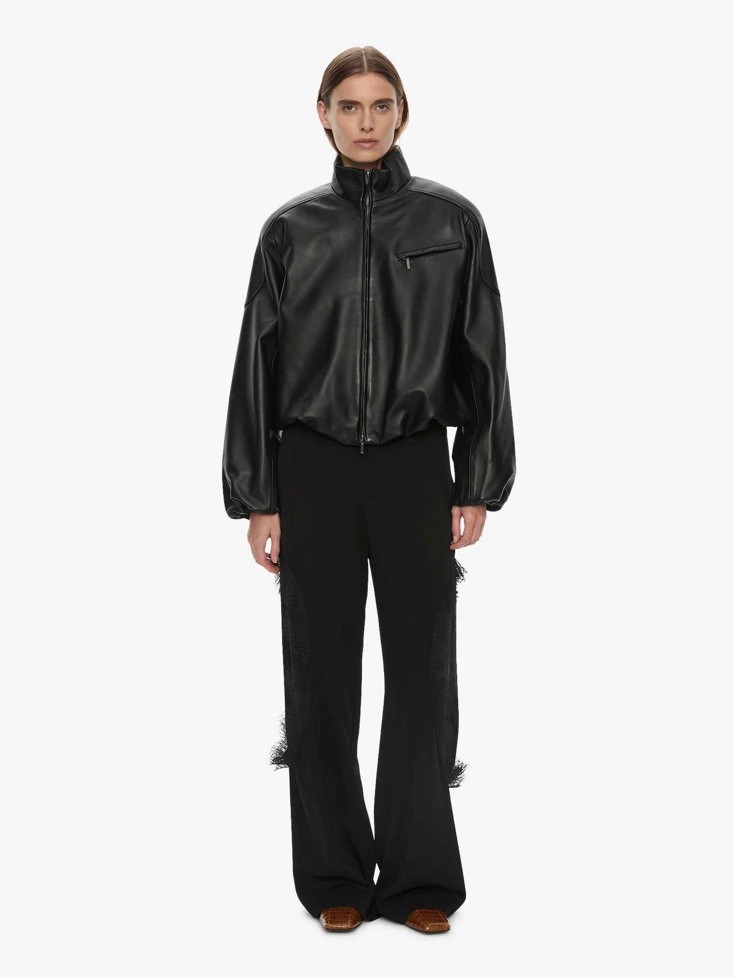 Dannie Leather Bomber - 1