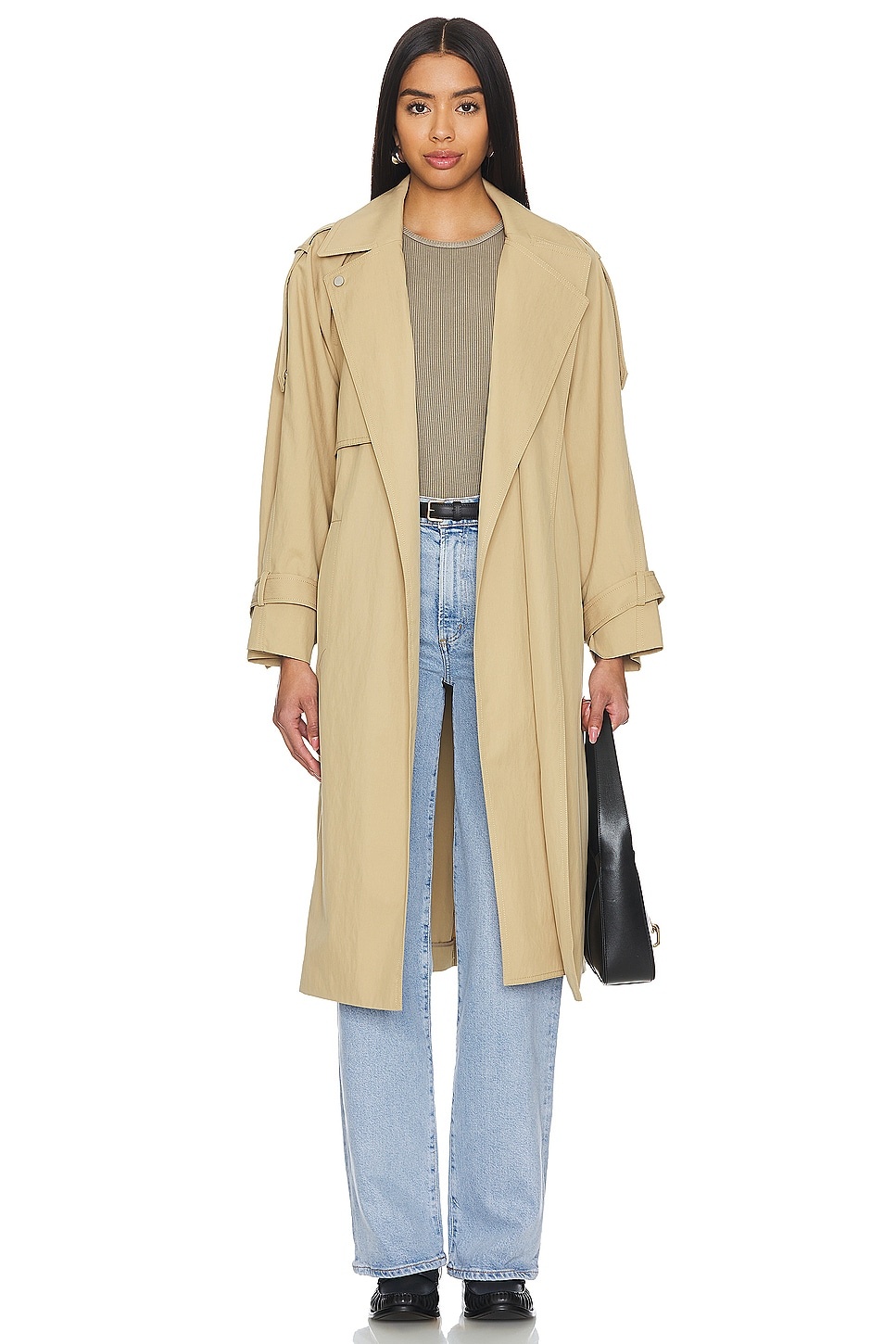 Harper Mid Rise Wide Leg Straight - 4