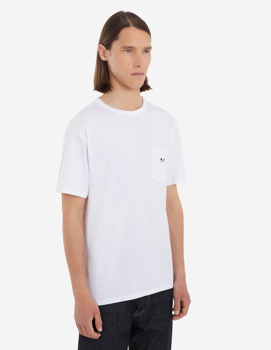 TRICOLOR FOX PATCH  CLASSIC POCKET TEE-SHIRT - 4