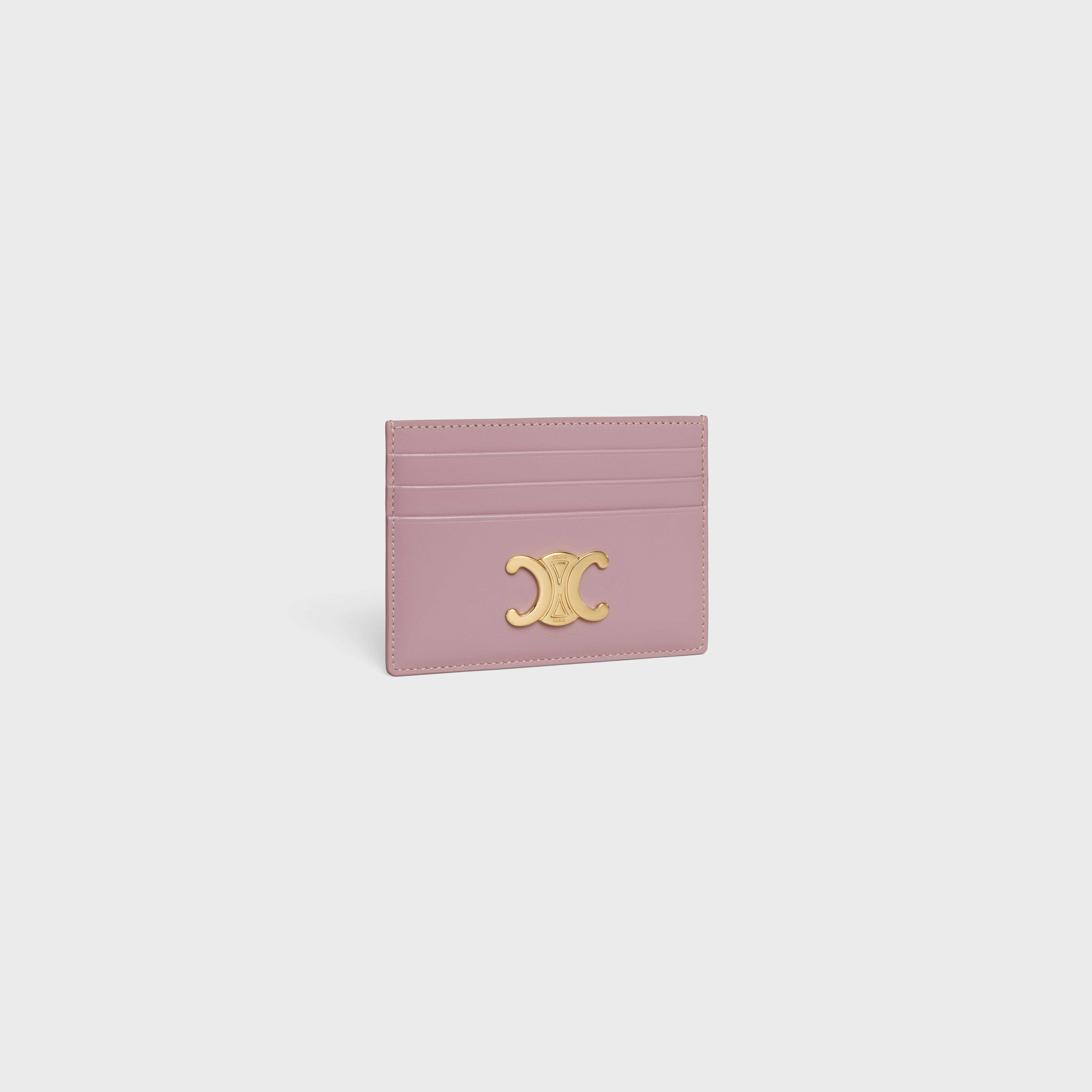 TRIOMPHE CARD HOLDER in Shiny calfskin - 2
