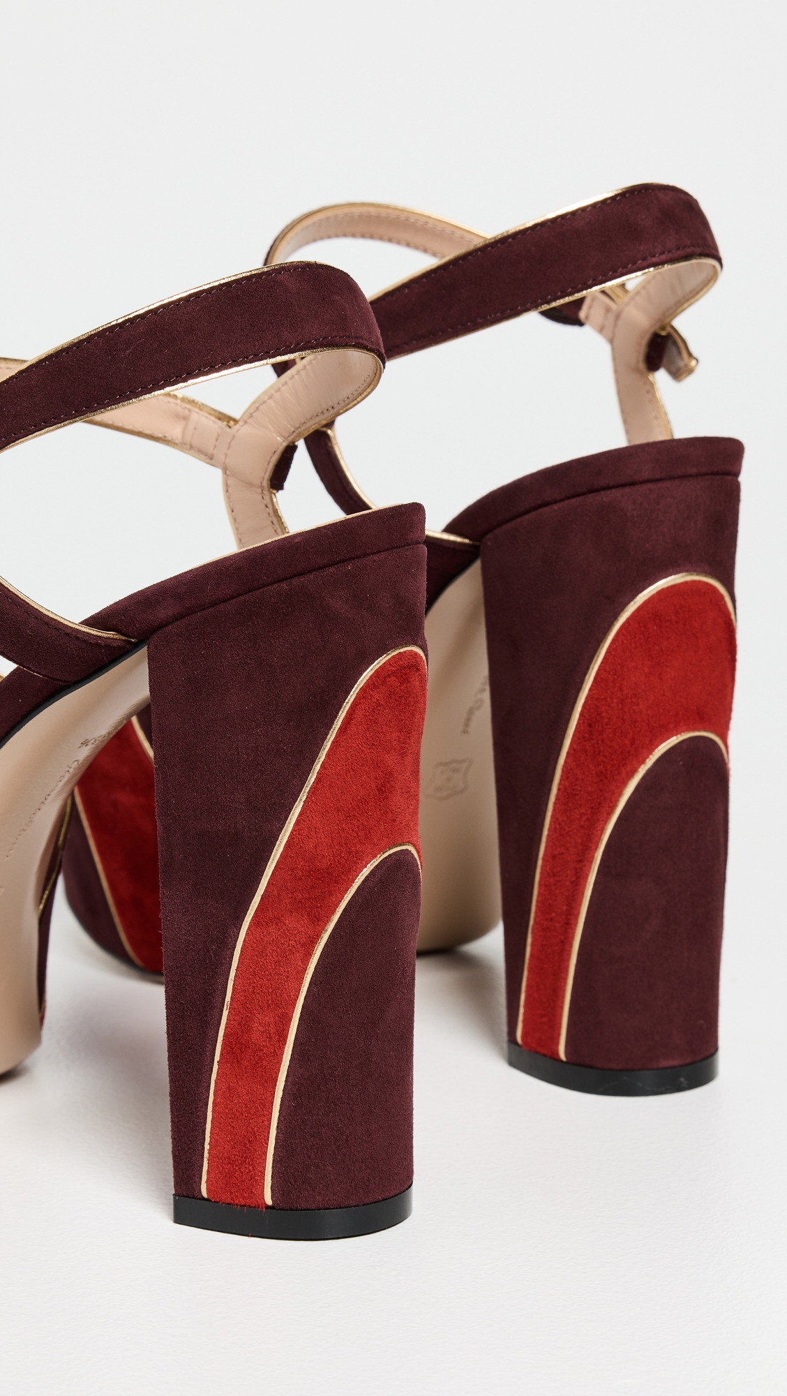 Nappa Silk Camoscio Heels - 3