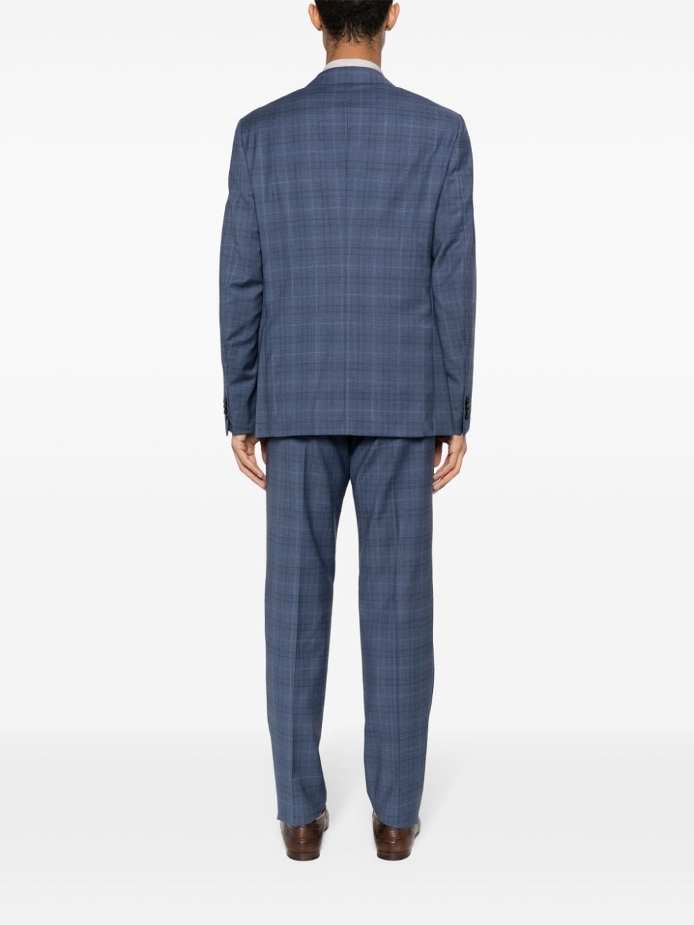 single-breasted wool suit - 4