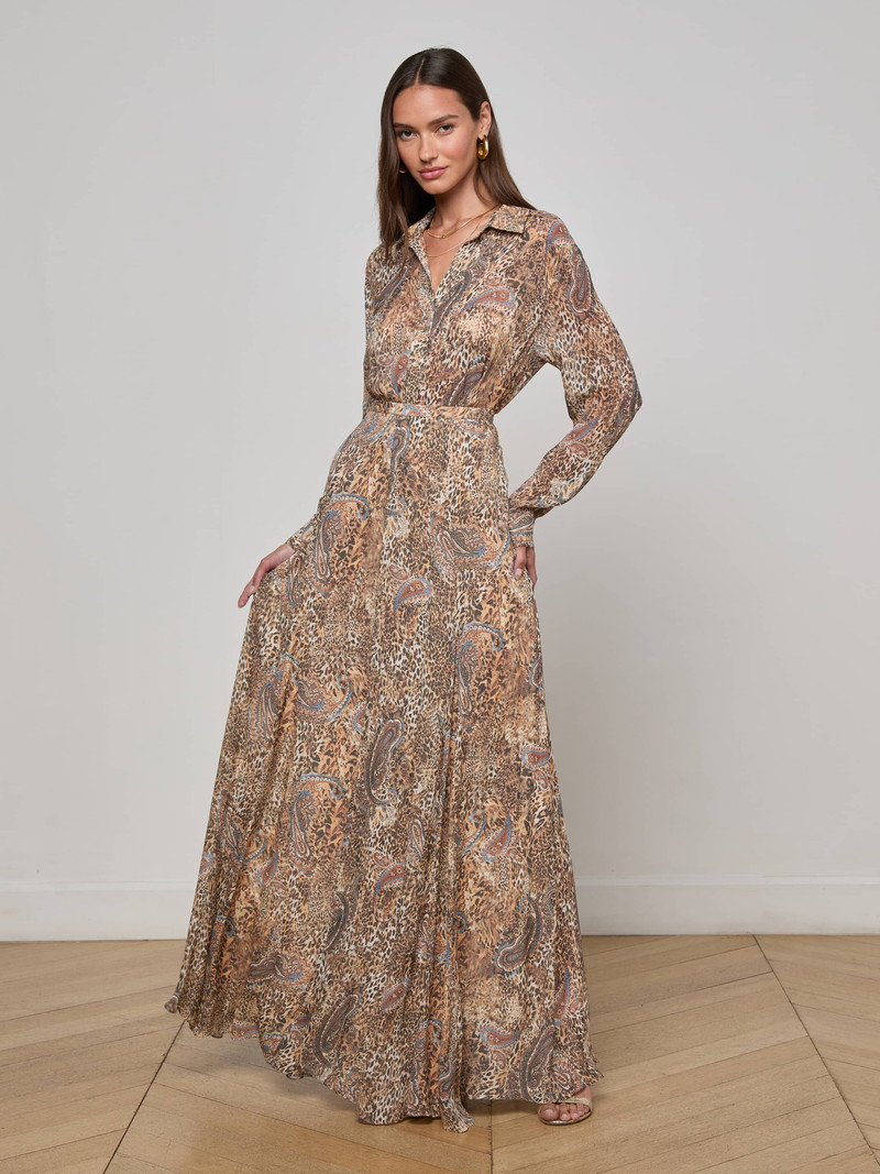 L'AGENCE Patricia Maxi Skirt outlook