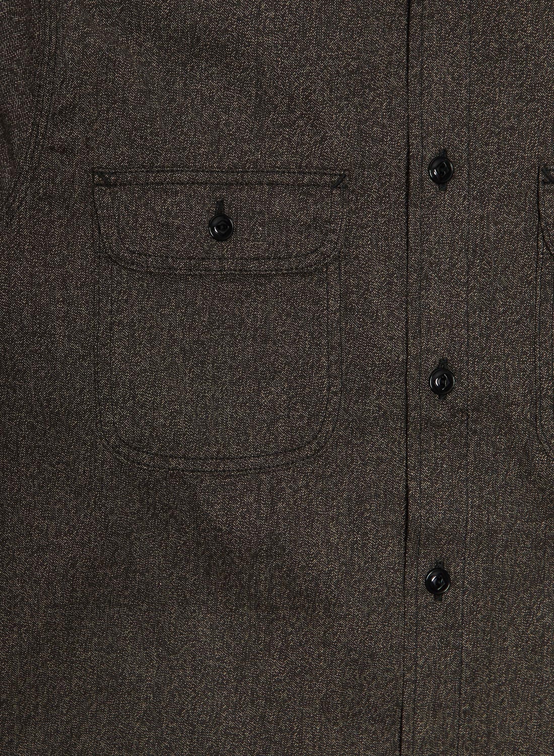 FOB Factory Black Heather Work Shirt Black - 3