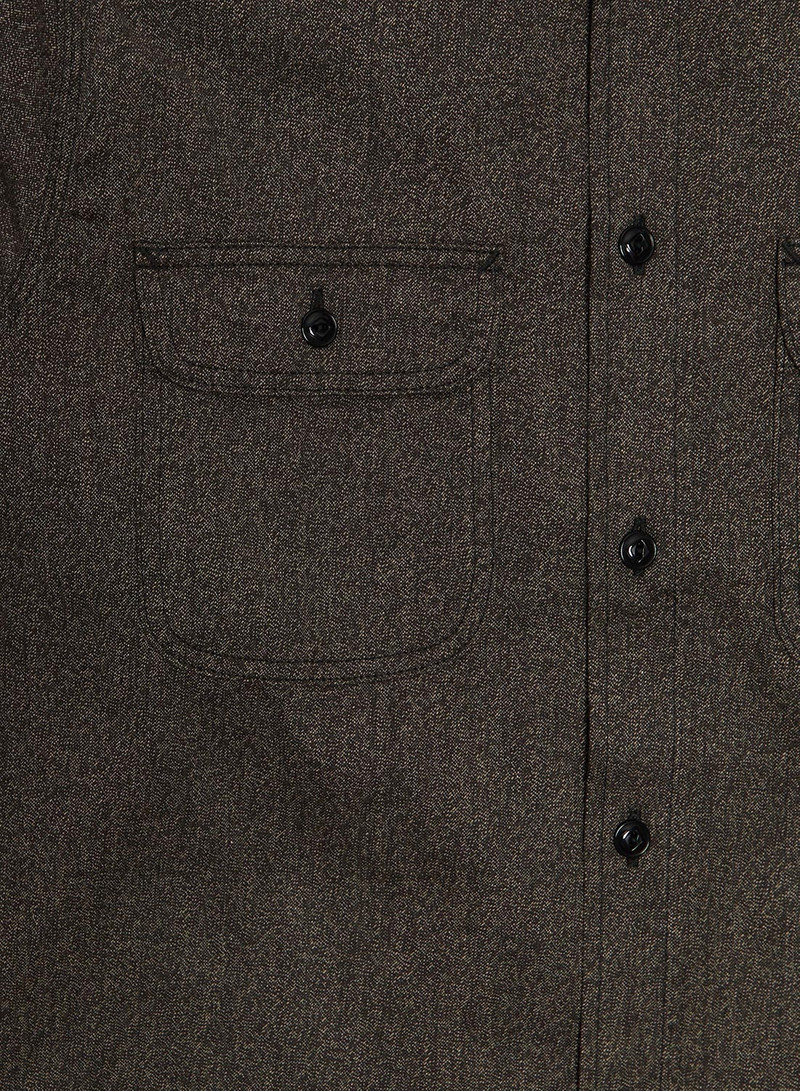 FOB Factory Black Heather Work Shirt Black 3