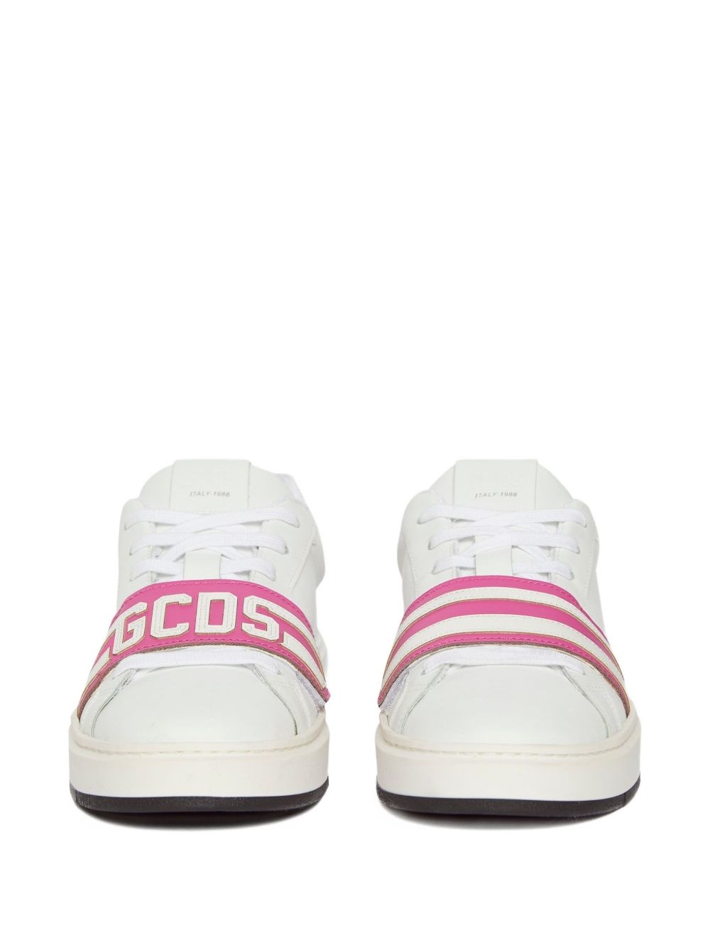 logo-strap sneakers - 3