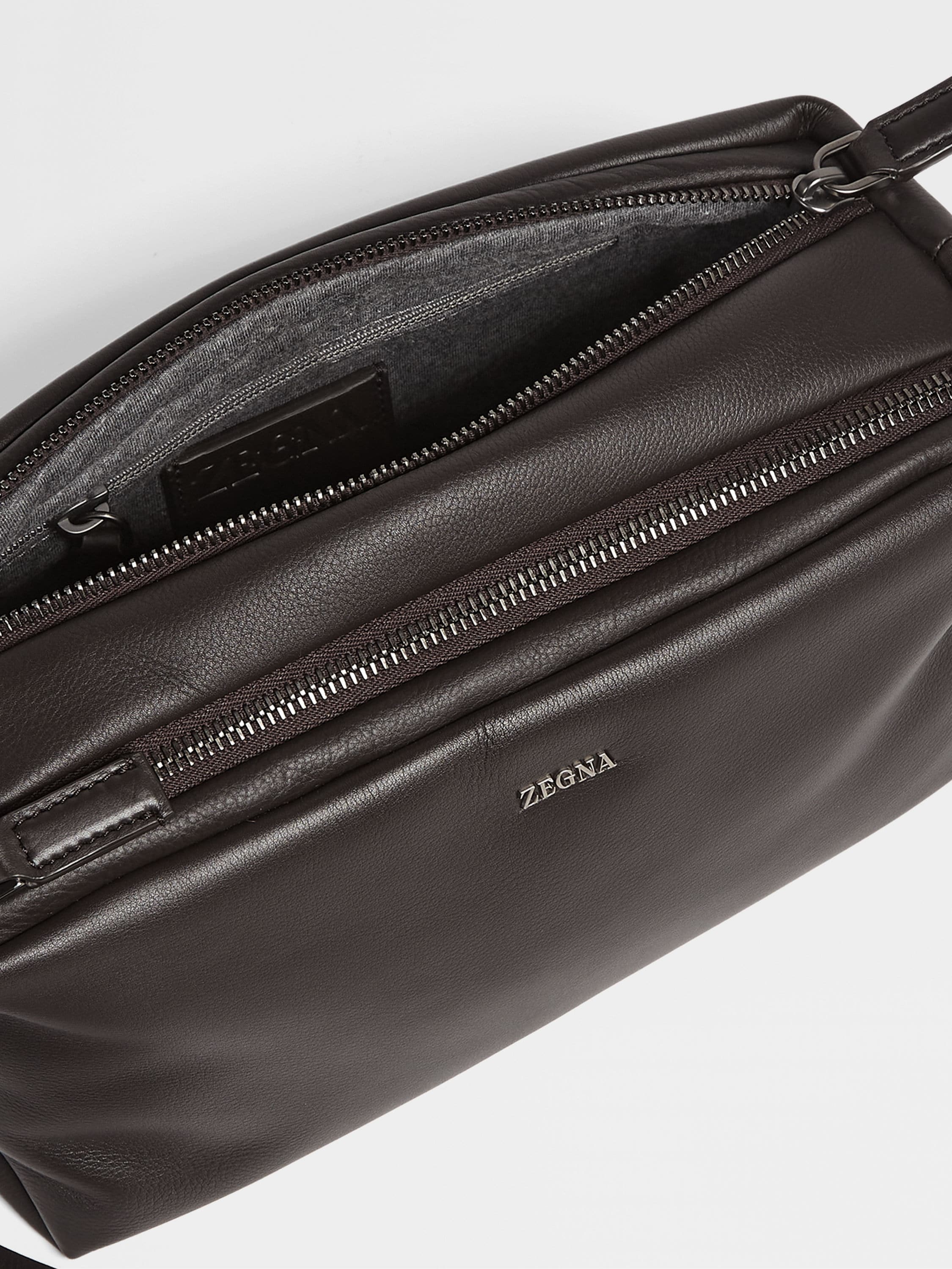 DARK BROWN SECONDSKIN SOFTY POUCH - 2
