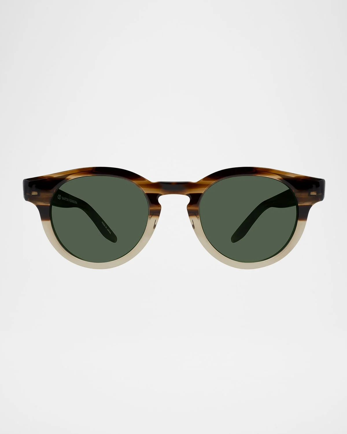 Men's Oxford Acetate Round Sunglasses - 1