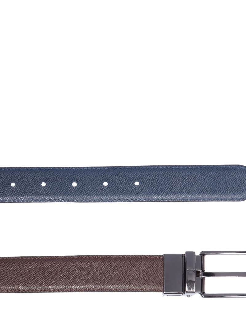 LANCEL Leon dark brown metal belt outlook