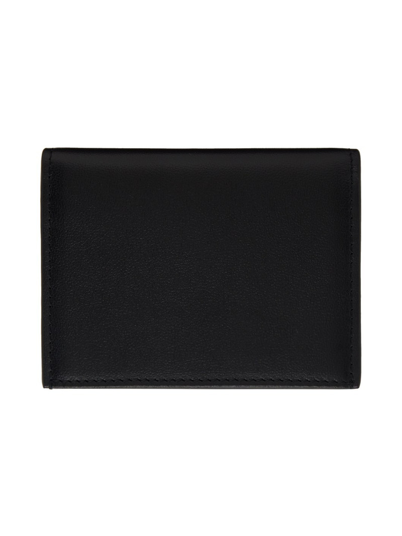 Valentino Black Hardware Card Holder outlook