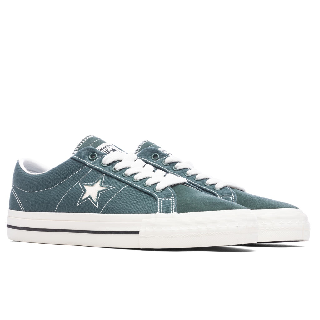 CONVERSE X THIS IS NEVER THAT ONE STAR PRO OX - TREKKING GREEN/BLACK/WHITE - 2