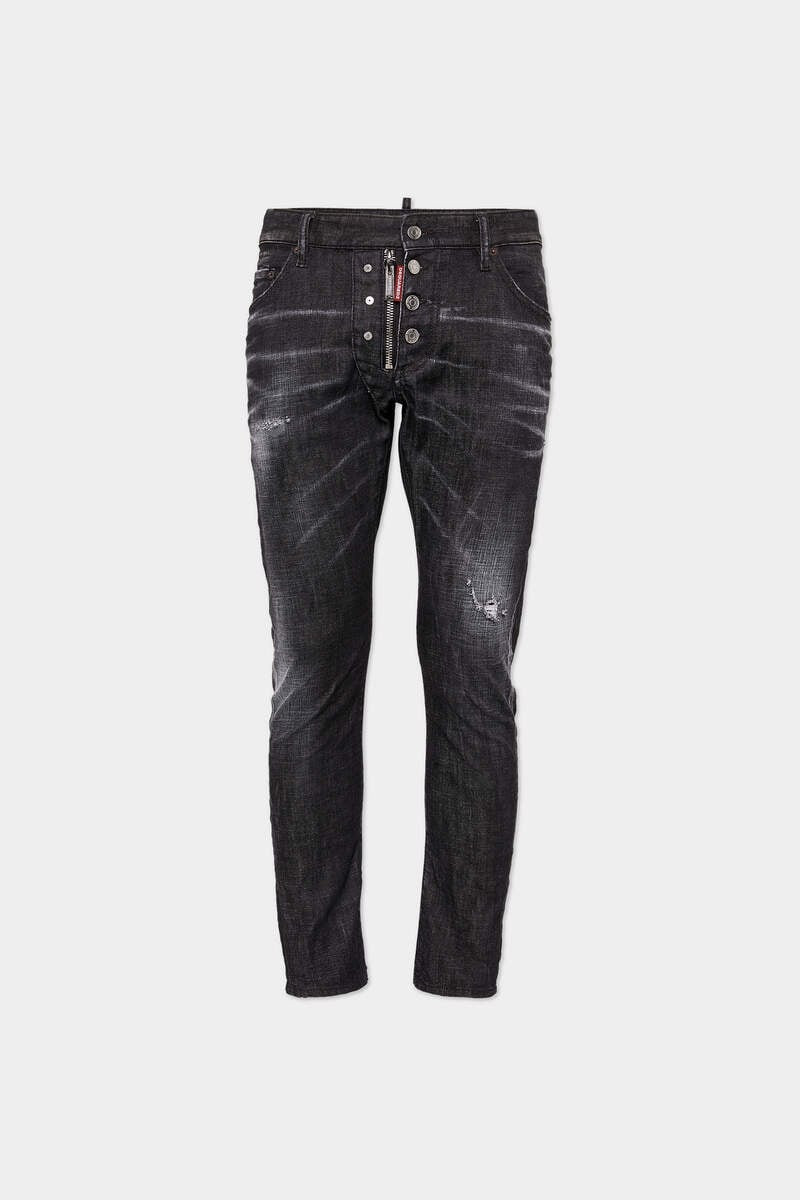 BLACK EASY WASH SEXY TWIST JEANS - 1
