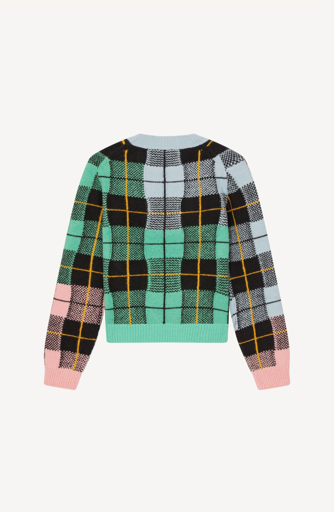 Checked jacquard jumper - 2