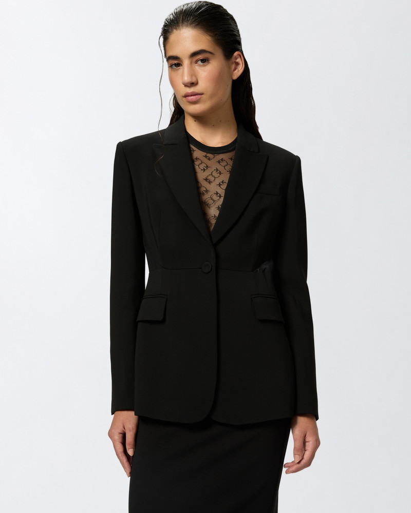 PINKO BLAZER WITH TRANSPARENT INSERT ON THE BACK outlook