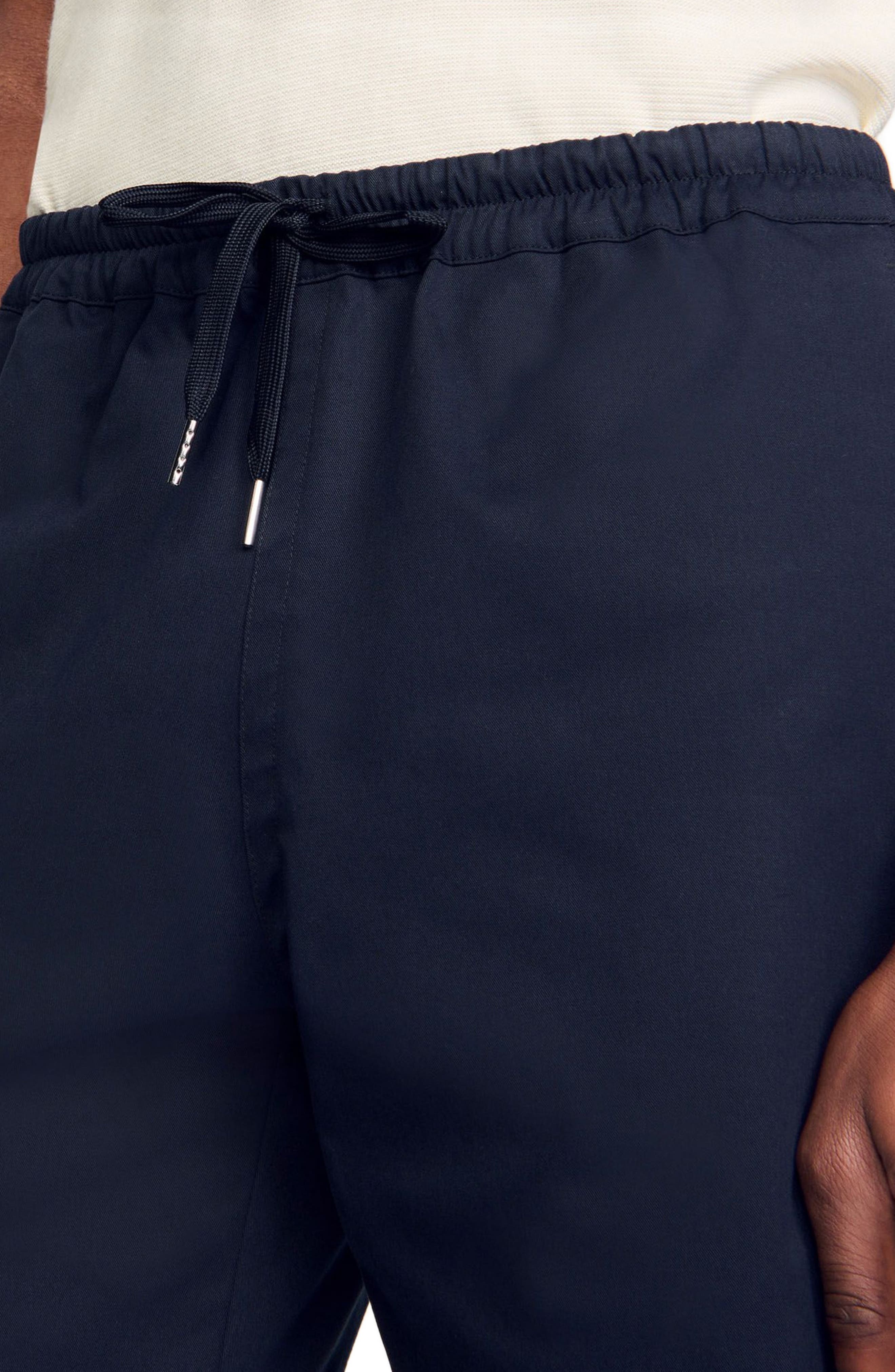 SANDRO Cotton shorts in Midnight Blue at Nordstrom - 4